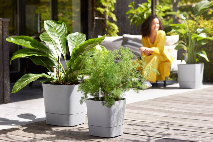 greensense aqua care quadrat 30cm light beton